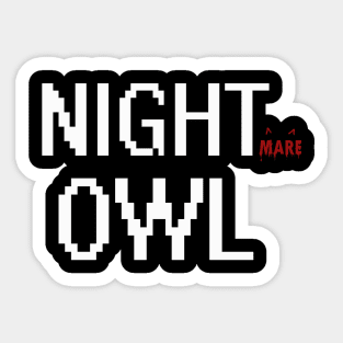 Night Owl Sticker